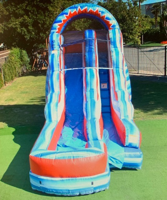 15’ Flash Mega Slide Water Slide Rental Zachary LA.